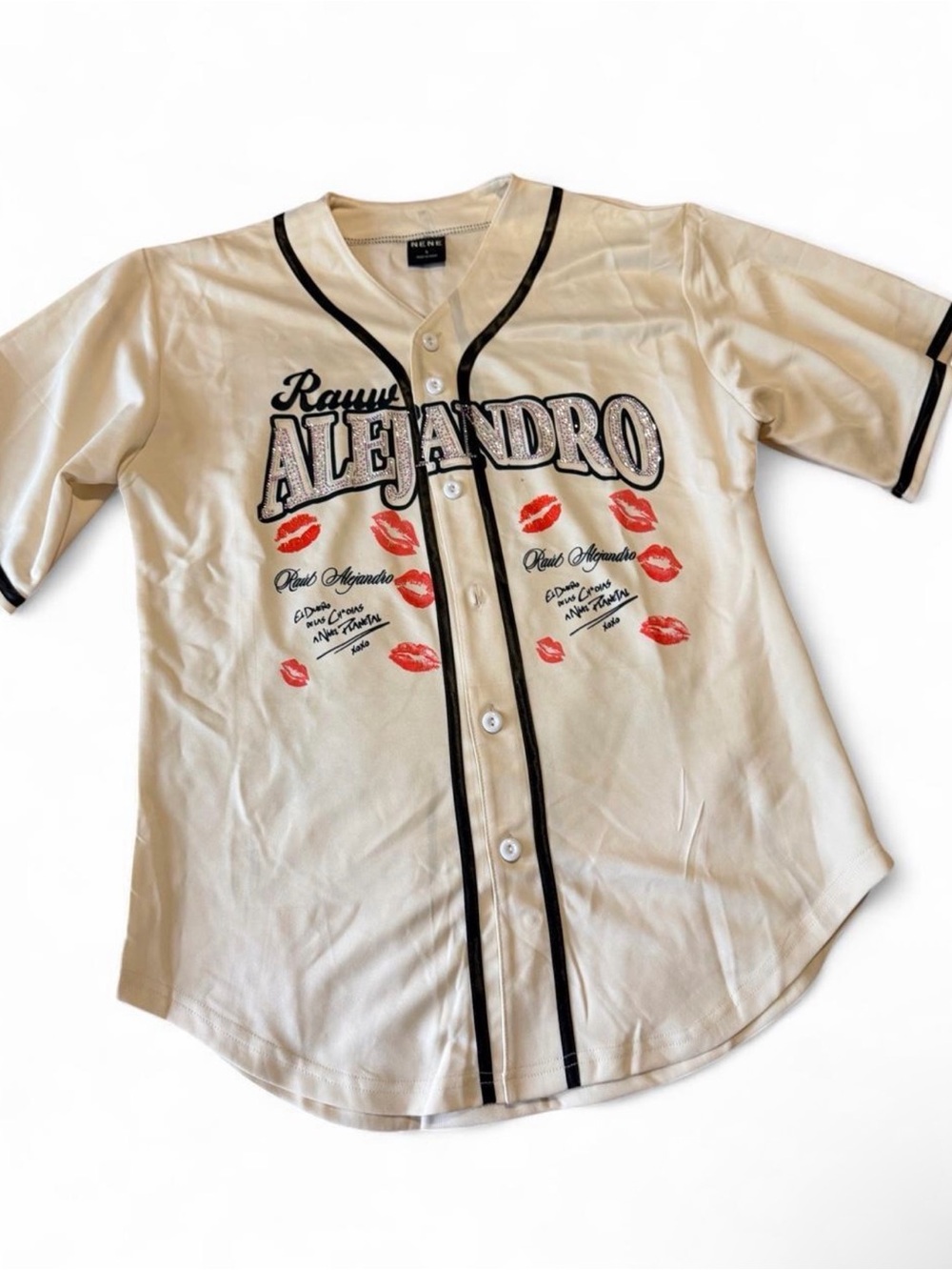 Rauw Alejandro Cosa Nuestra World Tour Baseball Jersey